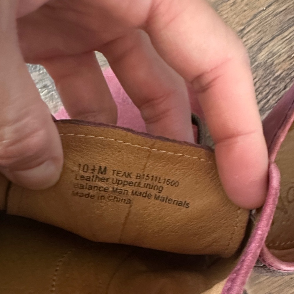 Naya Teak Oxfords Maroon Leather Brown Laces - Picture 3 of 5